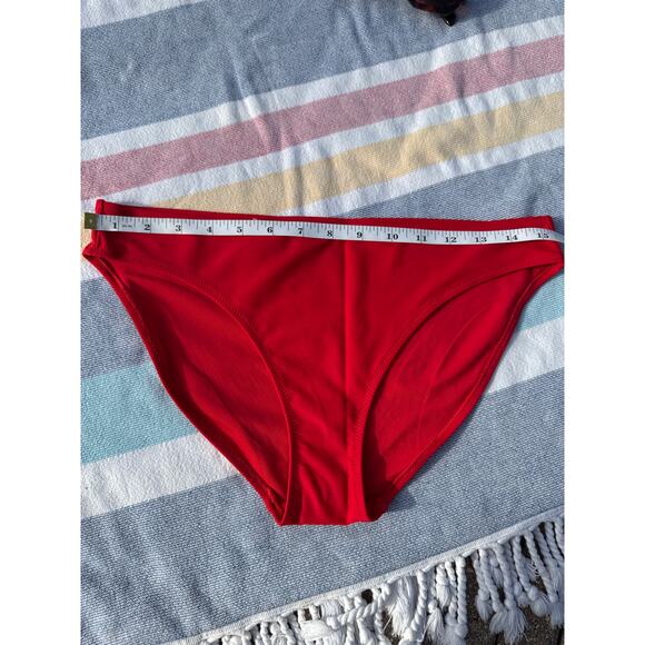 NWT, Women, Aerie, Bikini Bottom, Red, Sz L - Picture 4 of 6